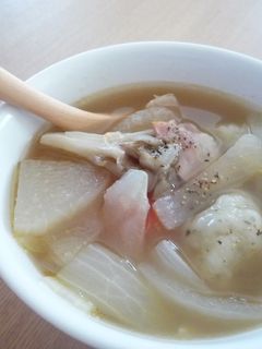 洋風すいとん汁-レシピのメイン写真