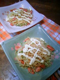 タラマヨ焼きそば-レシピのメイン写真