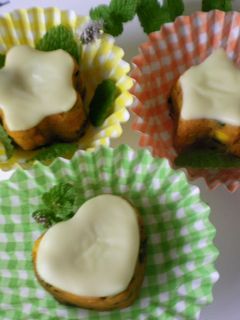 お弁当に☆かぼちゃサラダでハート&お花-レシピのメイン写真