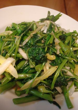 空芯菜のオイスターソース炒め-レシピのメイン写真