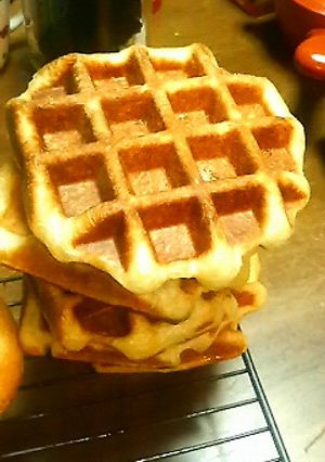 ♪サックリ食感♪ﾍﾞﾙｷﾞｰﾜｯﾌﾙ-レシピのメイン写真
