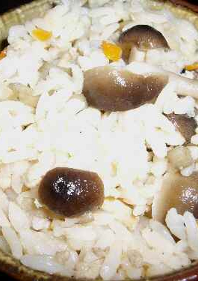 秋の五目炊き込みご飯-レシピのメイン写真