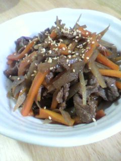 ❤牛肉と根菜の炒め煮-レシピのメイン写真