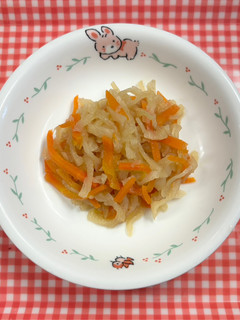 [保育園幼児食]切り干し大根の炒め煮-レシピのメイン写真