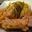 韓国風?豚バラとキャベツのピリ辛煮