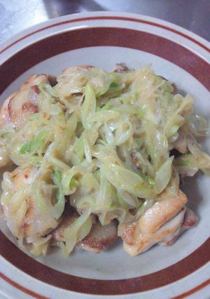 ★簡単！鶏肉と長ネギのニンニクソテー★-レシピのメイン写真