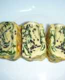 お弁当用卵焼き（若芽とヒジキのマヨ醤油）