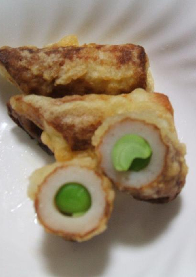 簡単♪ちくわと枝豆の天ぷら☆-レシピのメイン写真