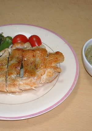 大葉にんにく風味のチキンソテー-レシピのメイン写真