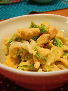 白菜とうすあげの甘辛炒め煮-レシピのメイン写真