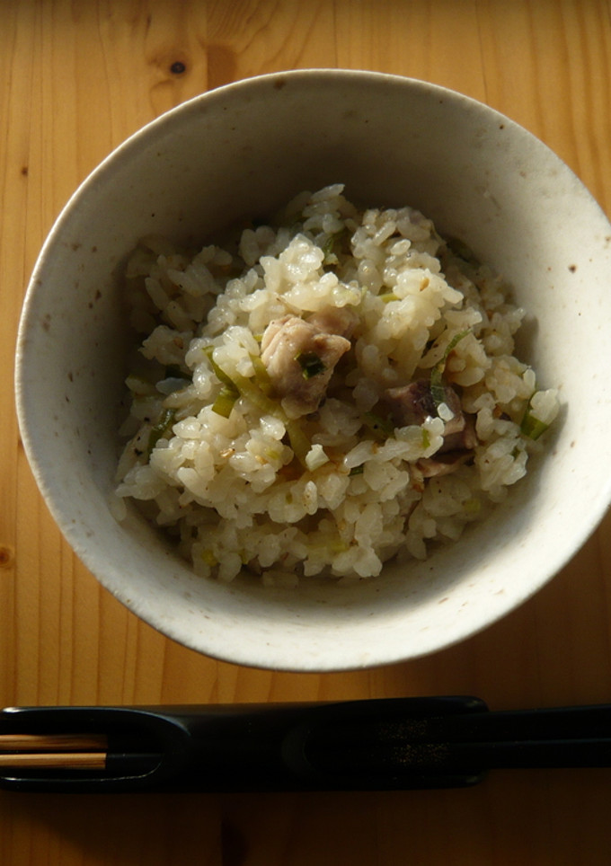 鶏塩ネギの炊込みご飯☆中華風☆-レシピのメイン写真