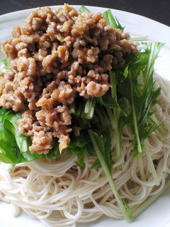 「肉味噌そうめん」-レシピのメイン写真