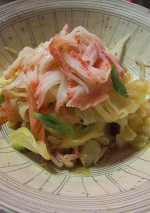 簡単副菜！キャベツのお浸し-レシピのメイン写真