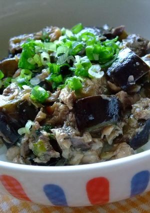 さば缶で❀麻婆なす風？！丼-レシピのメイン写真