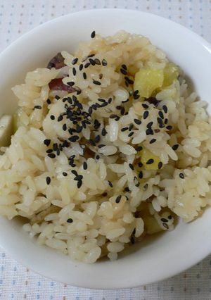 ごぼうとさつまいもの炊き込みご飯-レシピのメイン写真