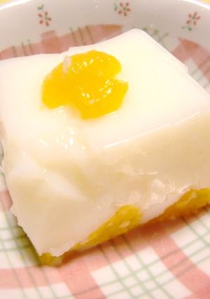みかん入り牛乳ゼリー-レシピのメイン写真