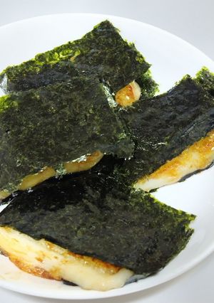 餅の磯辺焼き　塩こんぶプラス-レシピのメイン写真