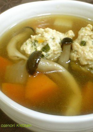 生姜であったか 鶏だんご汁-レシピのメイン写真