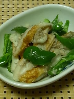 簡単♪ちくわとピーマンのしらす炒め-レシピのメイン写真