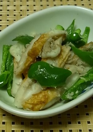 簡単♪ちくわとピーマンのしらす炒め-レシピのメイン写真