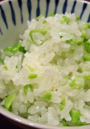 材料二つ☆枝豆の混ぜごはん-レシピのメイン写真