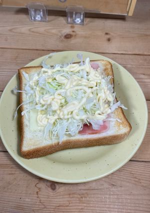 簡単！ベーコンとチーズのキャベツトースト-レシピのメイン写真