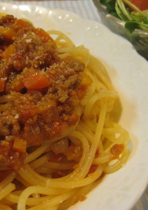 家のスパゲティーミートソース-レシピのメイン写真