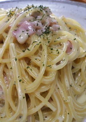 生クリームなしで～♪お手軽カルボナーラ-レシピのメイン写真