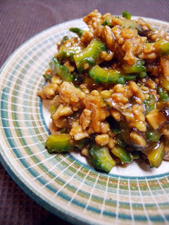 ご飯のお供に!!ゴーヤ肉味噌-レシピのメイン写真