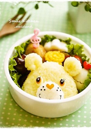 ケアベアおにぎり＊キャラ弁-レシピのメイン写真