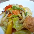 秋鮭のちゃんちゃん焼うどん
