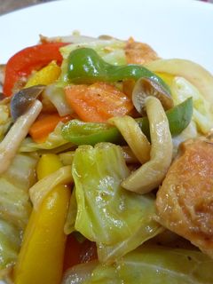 秋鮭のちゃんちゃん焼うどん-レシピのメイン写真