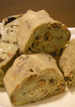 お弁当にも♪黒豆煮で卵焼き-レシピのメイン写真