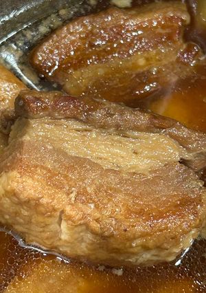 圧力鍋で作る濃いめ豚バラ角煮-レシピのメイン写真