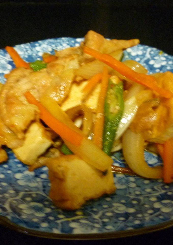 常家豆腐風厚揚げと野菜の炒め煮-レシピのメイン写真
