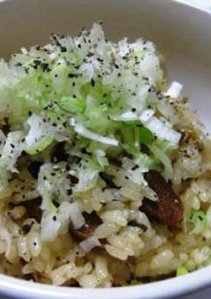 煮豚の切れはし炊き込みごはん-レシピのメイン写真