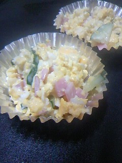 お弁当に!簡単タマゴサラダ☆-レシピのメイン写真