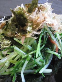 *水菜のお浸し 梅風味*-レシピのメイン写真