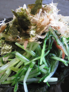 *水菜のお浸し 梅風味*-レシピのメイン写真
