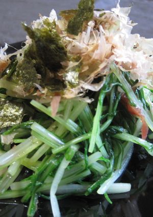 ＊水菜のお浸し 梅風味＊-レシピのメイン写真