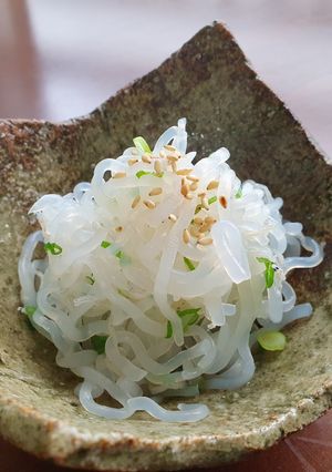 白滝(糸こんにゃく)の白だし炒め-レシピのメイン写真