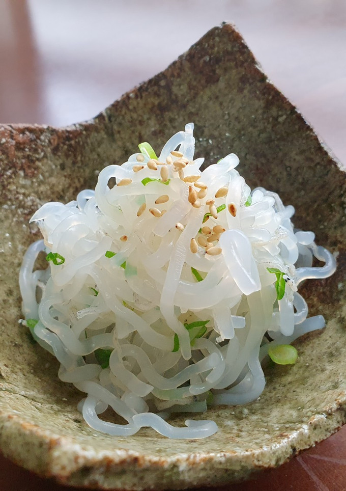 白滝(糸こんにゃく)の白だし炒め-レシピのメイン写真