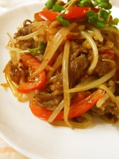 簡単コクうま!牛肉ともやし炒め★-レシピのメイン写真