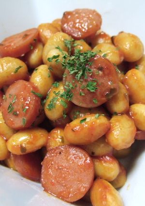 栄養満点！大豆とウインナーの簡単炒め☆-レシピのメイン写真