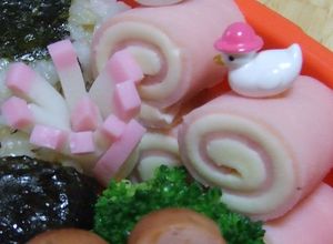 お弁当♪ハムチーズのぐるぐるキャンディー-レシピのメイン写真