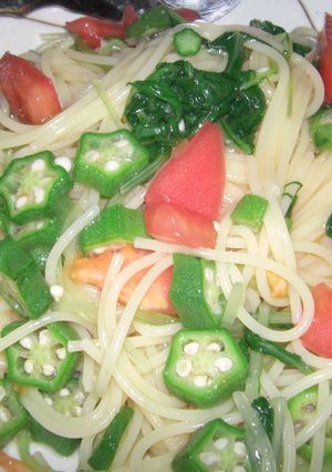 簡単　和風冷製パスタ-レシピのメイン写真