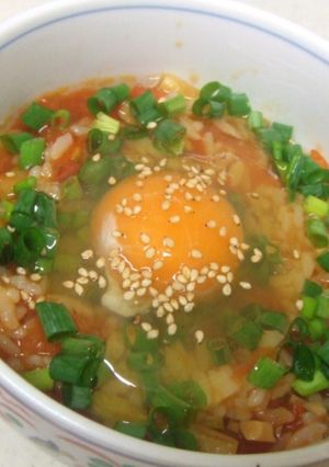 簡単☆リゾット風ごはん！トマトとアスパラ-レシピのメイン写真