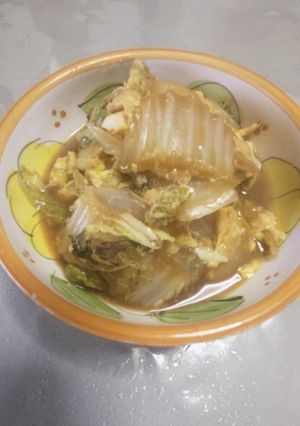 白菜と卵の甘辛すき焼き風煮-レシピのメイン写真