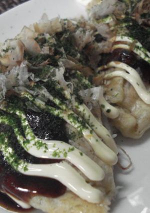 ホットサンドメーカーで三角お好み焼き-レシピのメイン写真