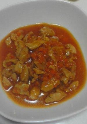 鶏肉のケチャップ煮・カレー風味-レシピのメイン写真